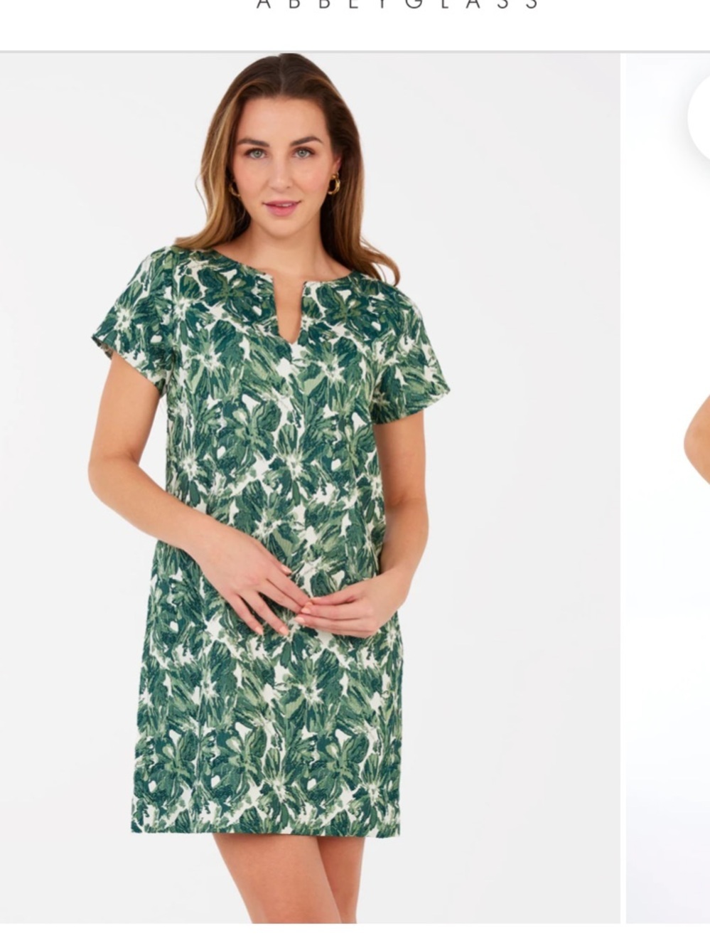 Nwot ABBEYGLASS
Lulu Dress Green
Hibiscus Jacquard
$195 summer party preppy